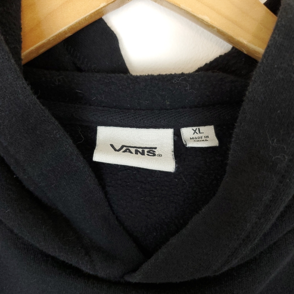Vans Neon Sign Style Graphic Black Pullover Hoodie - Picture 4 of 9